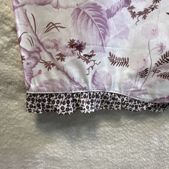 Crabtree & Evelyn Bamboo Vintage Toile Pajama Set S Ruffle Sleepwear NWT - Picture 16 of 16